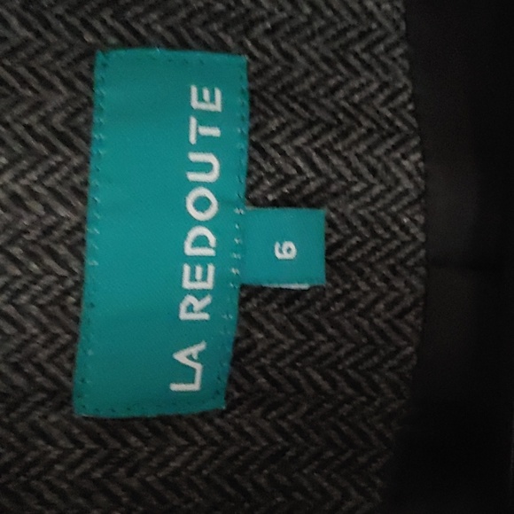 Vintage La Redoute Herringbone wool blend blazer - Picture 2 of 9